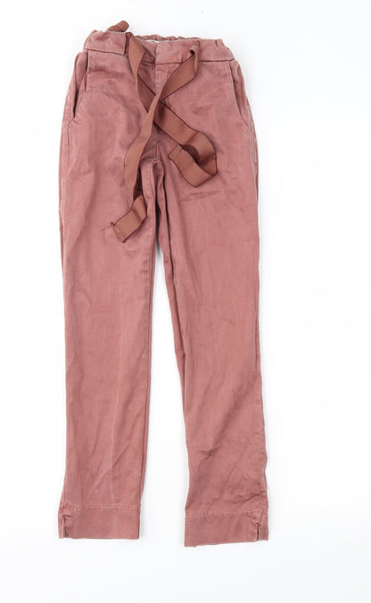 Zara Girls Pink  Denim Skinny Jeans Size 10 Years