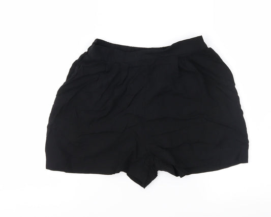 H&M Womens Black   Mom Shorts Size 6
