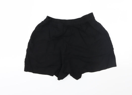 H&M Womens Black   Mom Shorts Size 6