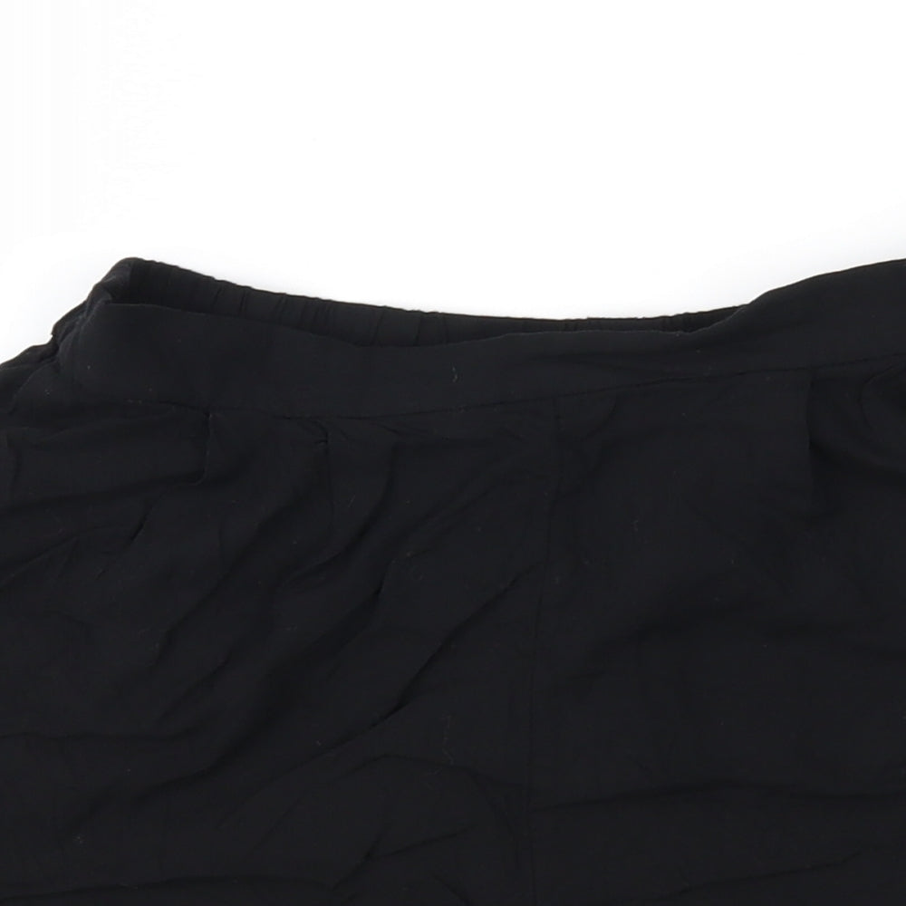 H&M Womens Black   Mom Shorts Size 6