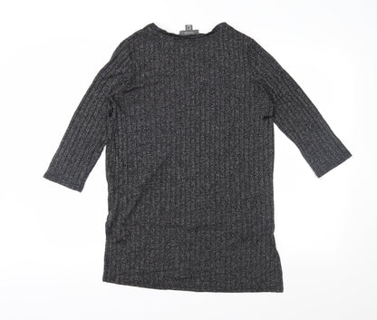 Primark Womens Grey  Knit Pullover Jumper Size 10