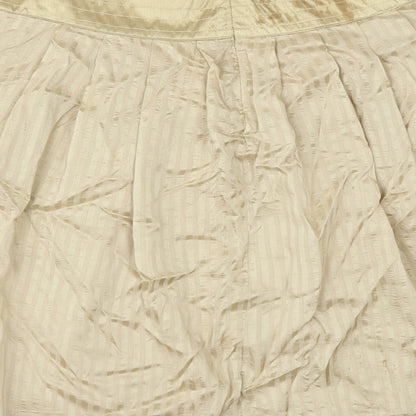 Marks and Spencer Womens Beige   A-Line Skirt Size 12