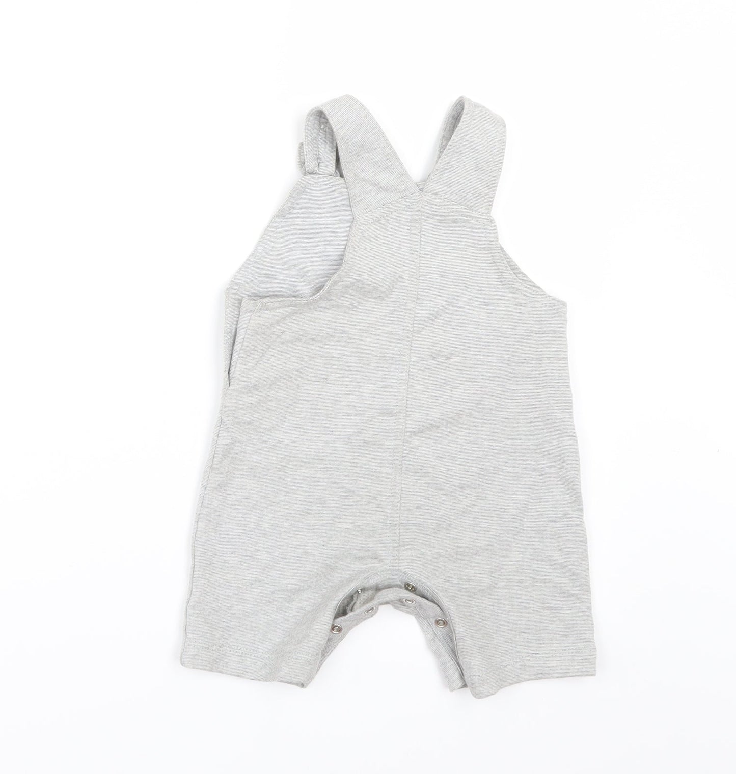 George Boys Grey   Dungaree One-Piece Size 6-9 Months