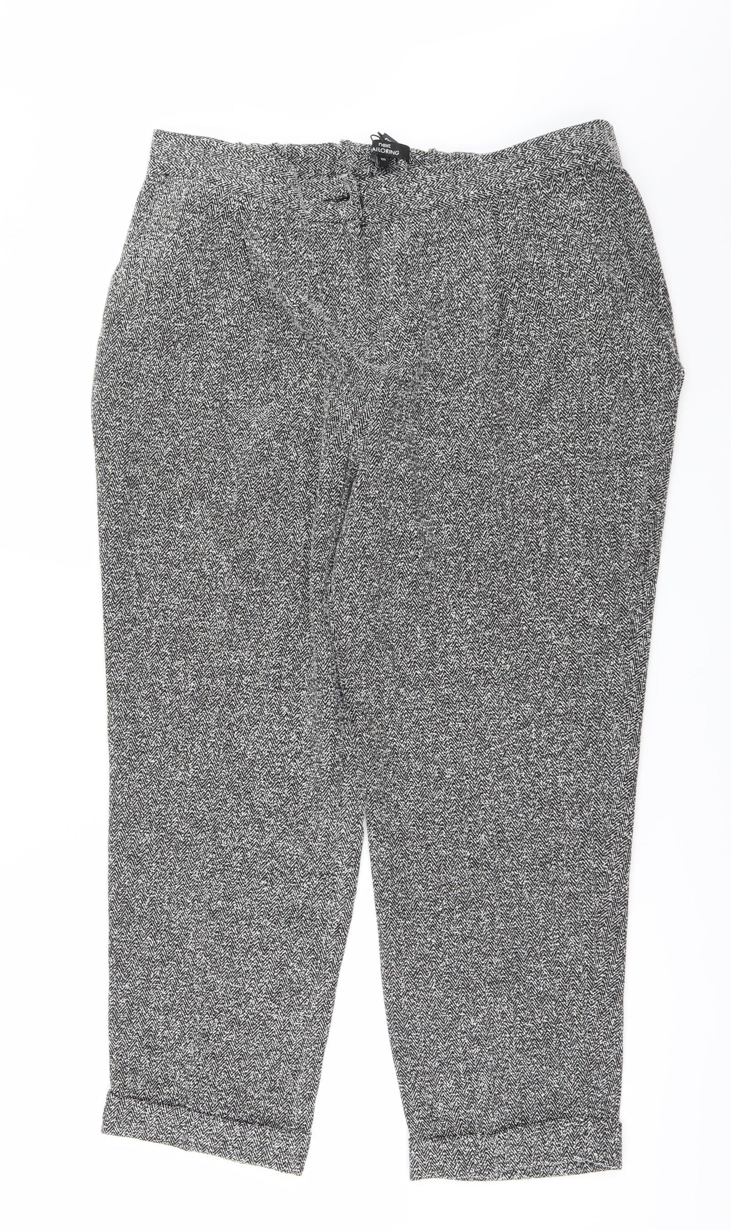 Womens UK Size 16 NEXT Regular Fit  Grey Trousers