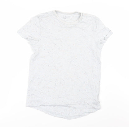 Next Boys Grey  Rayon Basic T-Shirt Size 10 Years