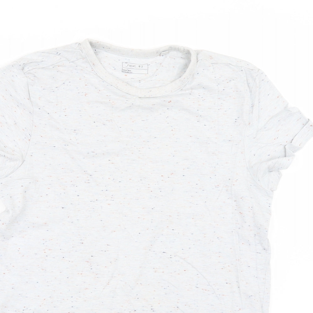 Next Boys Grey  Rayon Basic T-Shirt Size 10 Years