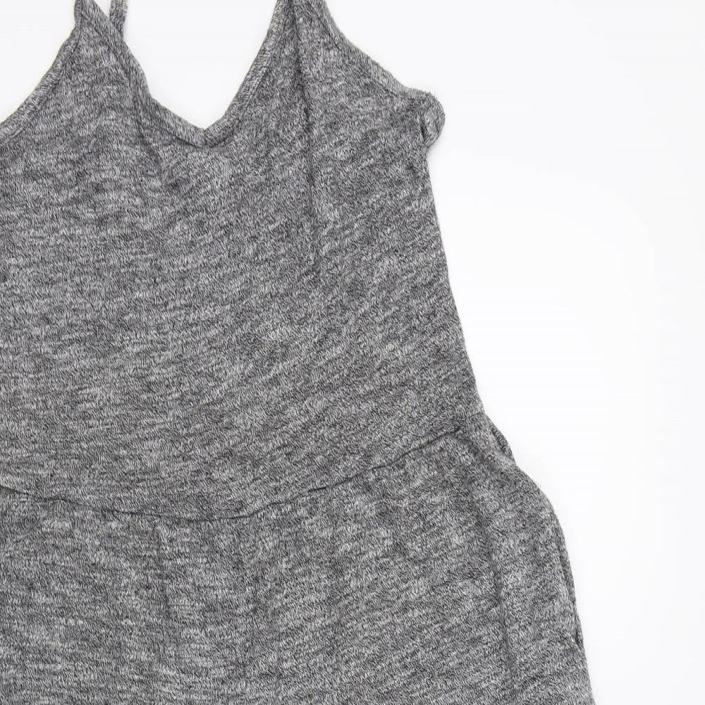Stitch &Pieces Womens Grey   Bodysuit One-Piece Size S L16 in