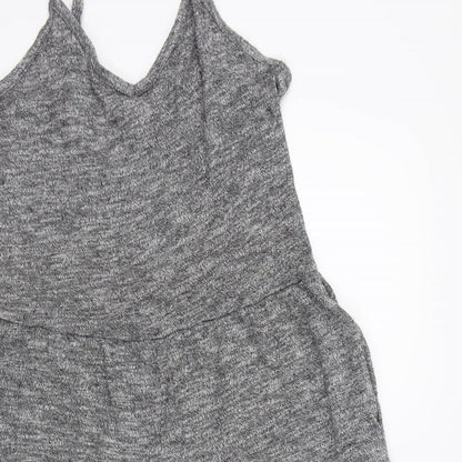 Stitch &Pieces Womens Grey   Bodysuit One-Piece Size S L16 in