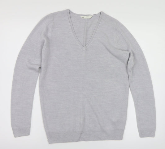 Love Knitwear Womens Grey   Pullover Jumper Size 10