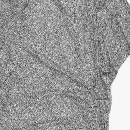 CAMEO ROSE  Womens Grey   Wrap Jumper Size M