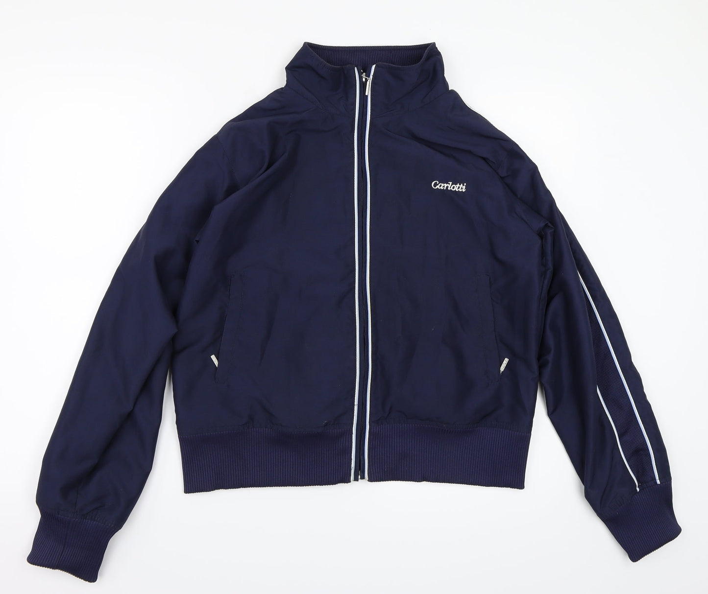 Carlotti Womens Blue   Jacket  Size 14