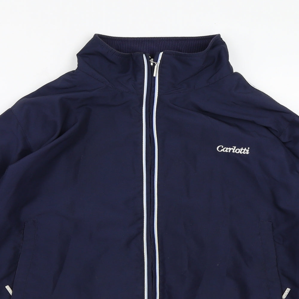 Carlotti Womens Blue   Jacket  Size 14