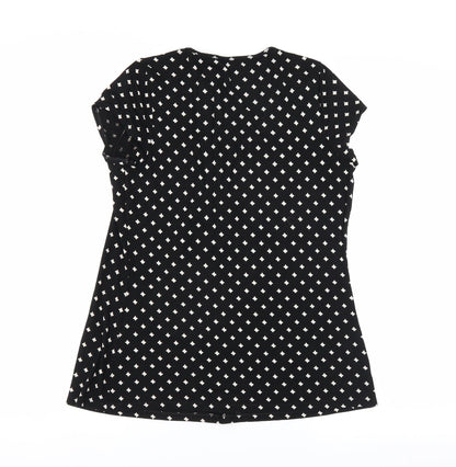 Womens UK Size  Marks and Spencer Black Basic T-Shirt