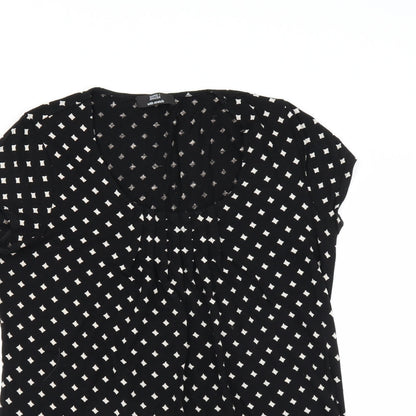 Womens UK Size  Marks and Spencer Black Basic T-Shirt