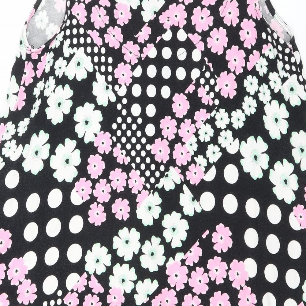 Womens UK Size 10 Sainsburys Black Basic Blouse