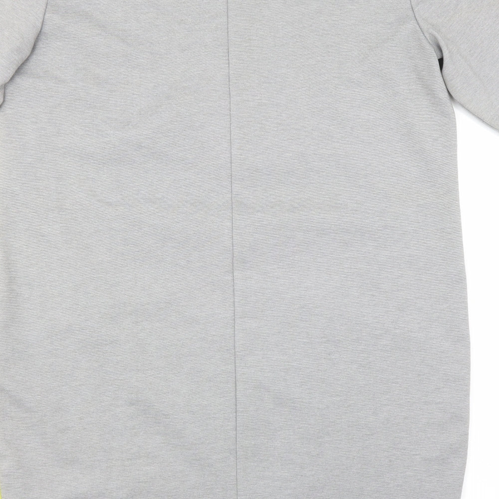 aadel Womens Grey   T-Shirt Dress  Size L