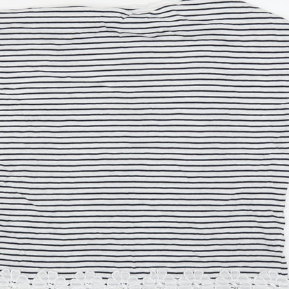 Womens UK Size 6 New Look White Basic T-Shirt