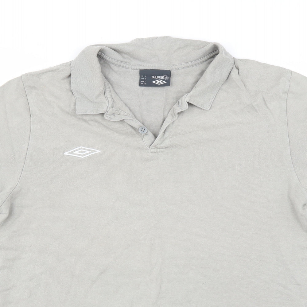 Umbro Mens Green    Polo Size M