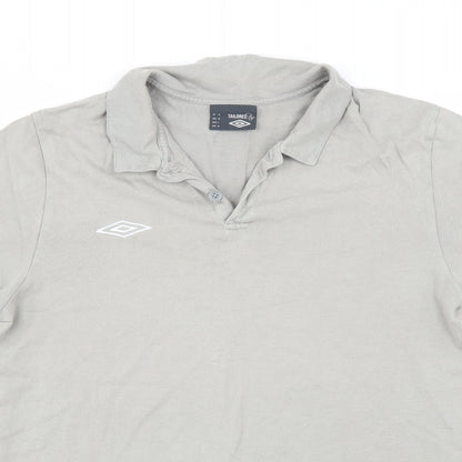 Umbro Mens Green    Polo Size M