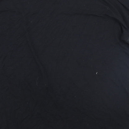 Womens UK Size 16 Select Black Basic T-Shirt