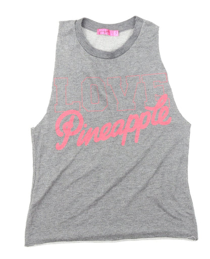 Pineapple Womens Grey   Basic Tank Size S