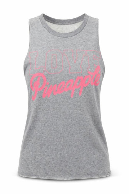 Pineapple Womens Grey   Basic Tank Size S