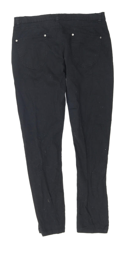 Store Twenty One Womens Black  Denim Skinny Jeans Size 14 L28 in
