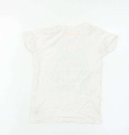Next Boys White   Basic T-Shirt Size 5 Years