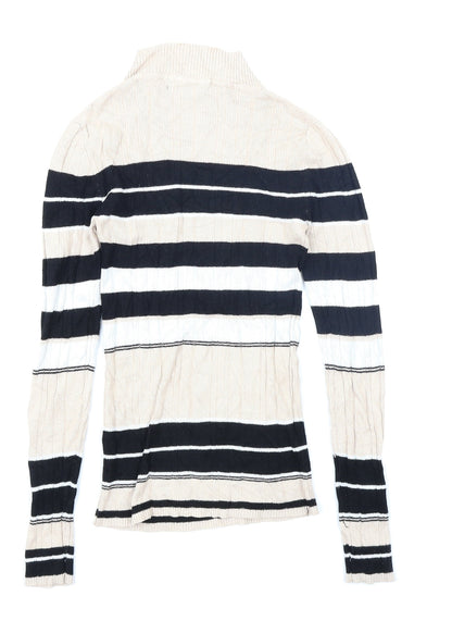 Atmosphere Womens Brown Striped  Pullover Jumper Size 12