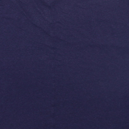Womens UK Size 14 New Look Blue Basic T-Shirt