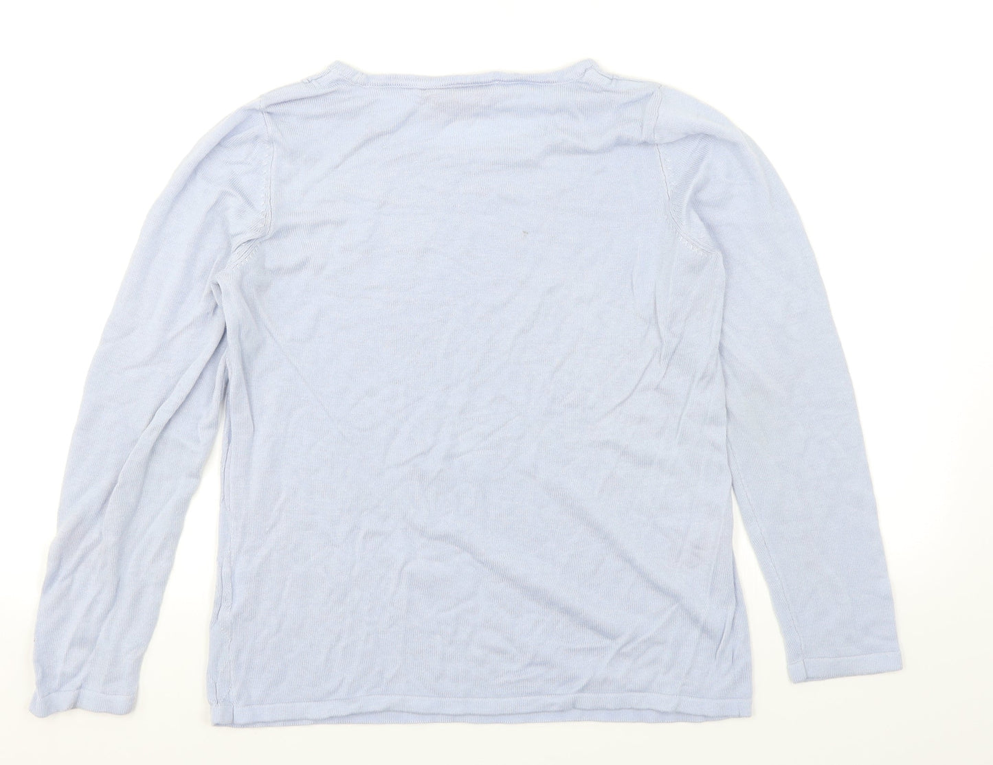 Millers Womens Blue Argyle/Diamond  Pullover Jumper Size S