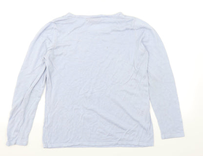 Millers Womens Blue Argyle/Diamond  Pullover Jumper Size S