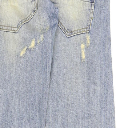Mens UK Size 32 in River Island Regular Fit Straight Blue Jeans