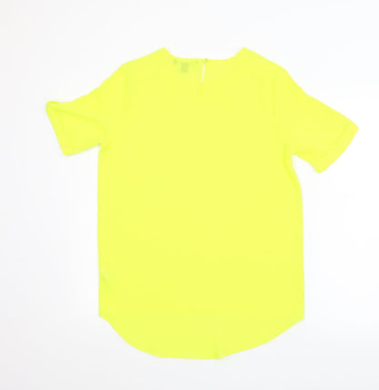 Atmosphere Womens Yellow   Basic Blouse Size 8