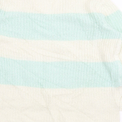 Bodyflirt Womens Green Striped  Pullover Jumper Size M
