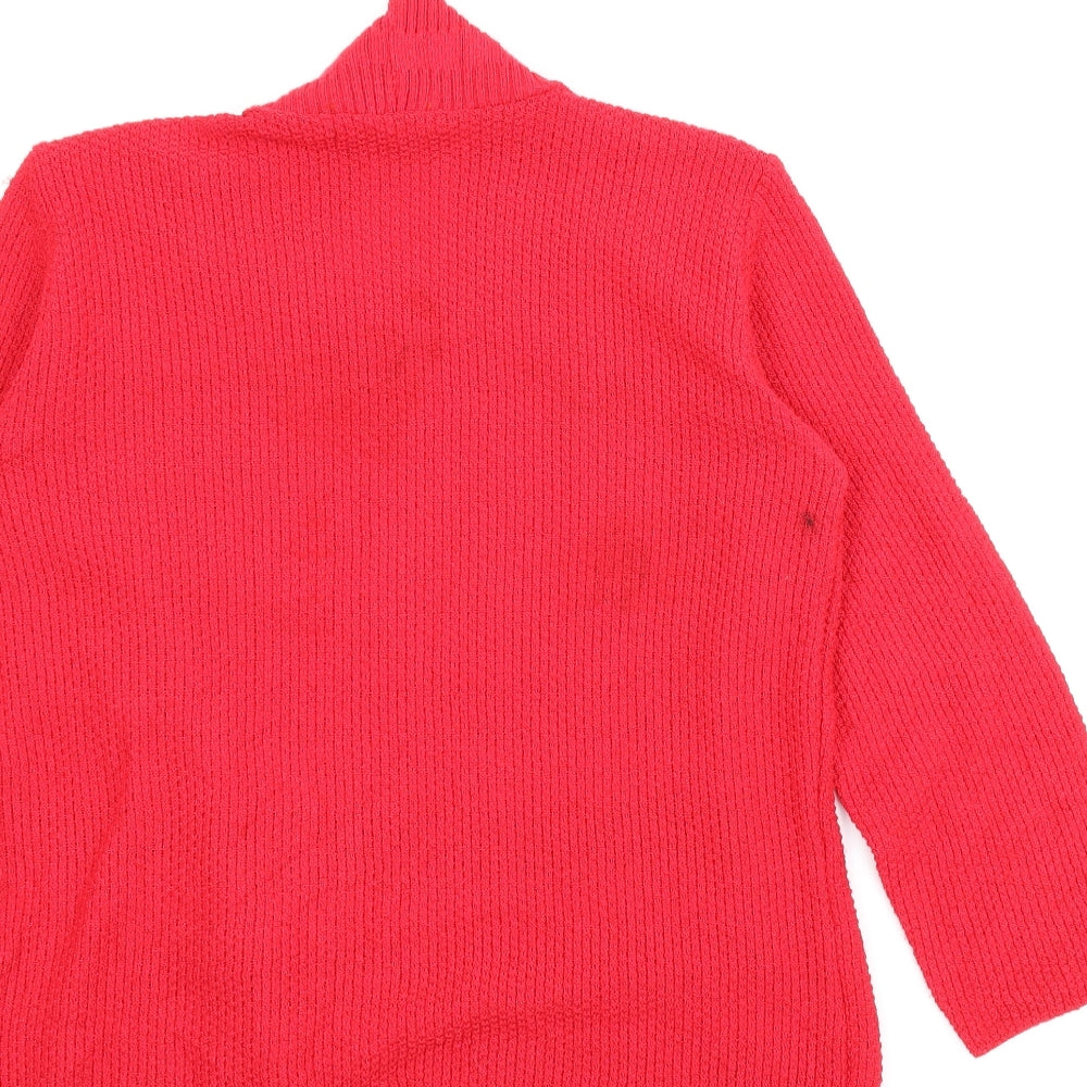 Preworn Womens Red Striped  Pullover Jumper Size M  - Jumper/cardigan
