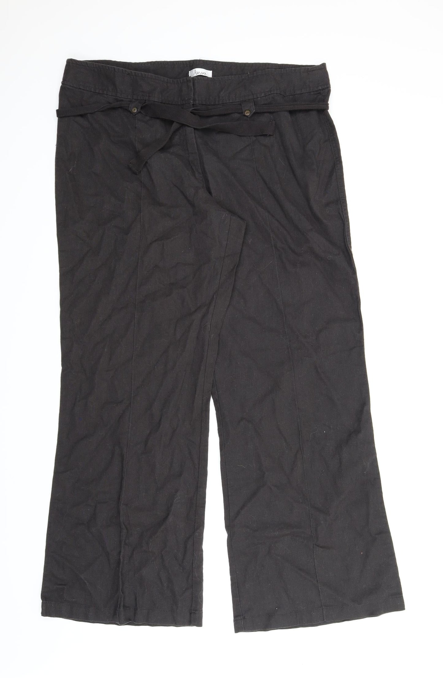 Amara Womens Black   Bloomer Trousers Size 20 L31 in