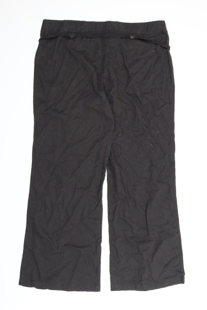 Amara Womens Black   Bloomer Trousers Size 20 L31 in