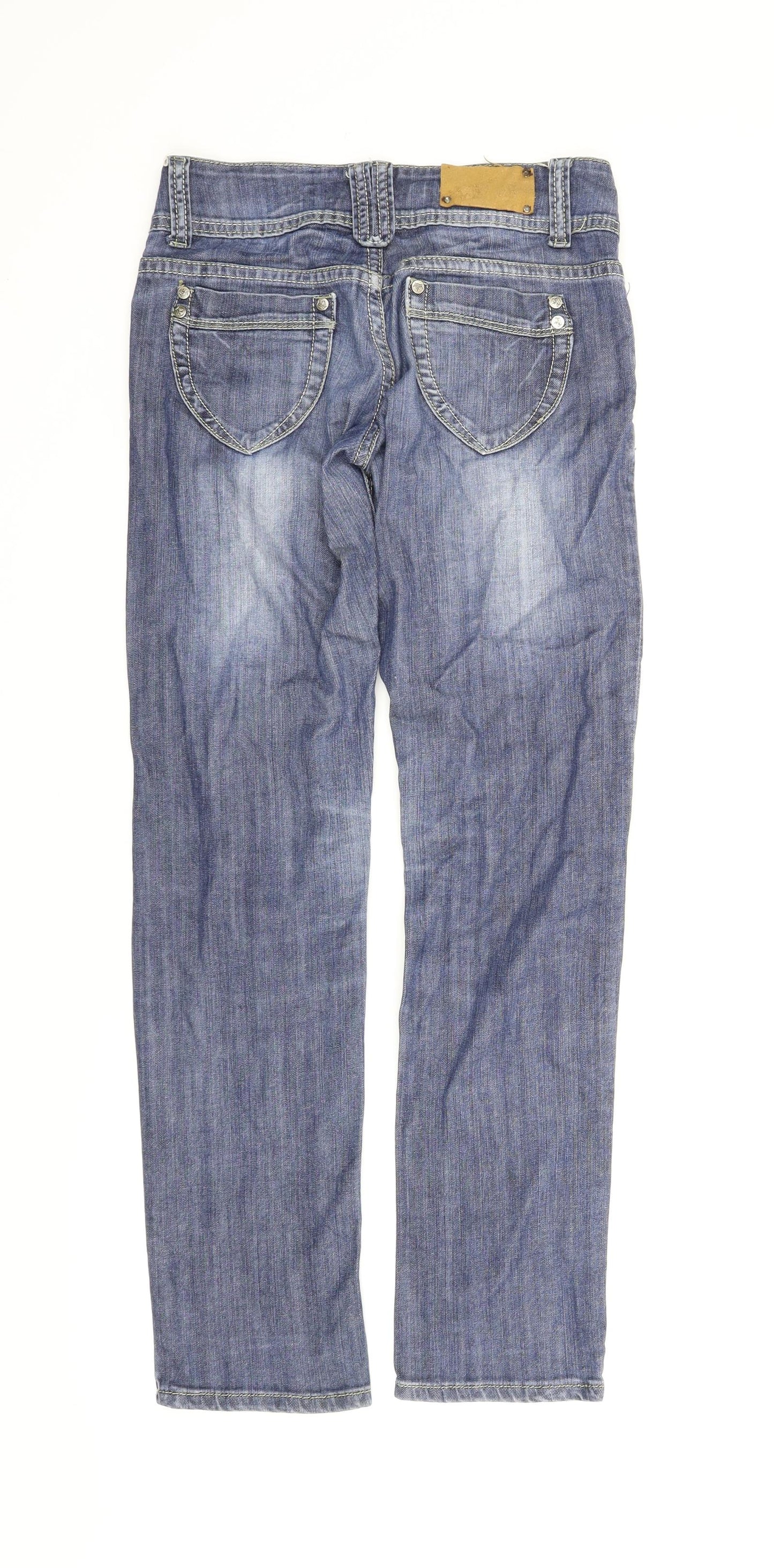 Makpl Girls Blue  Denim Straight Jeans Size 10 Years