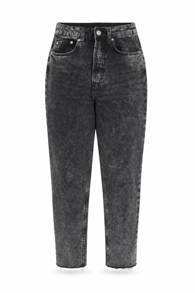 Womens UK Size 8 Divided Regular Fit Tapered Black Jeans