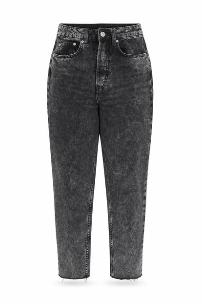 Womens UK Size 8 Divided Regular Fit Tapered Black Jeans