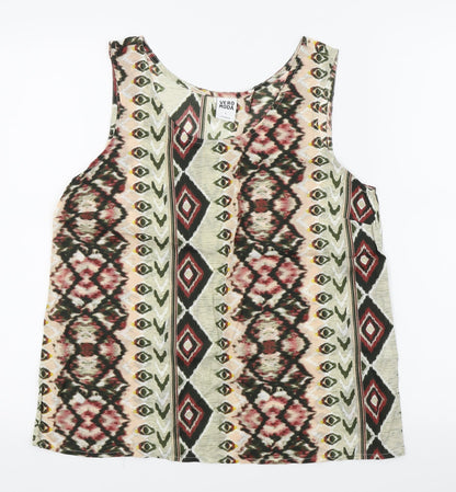 Womens UK Size S VERO MODA Multicoloured Basic Tank