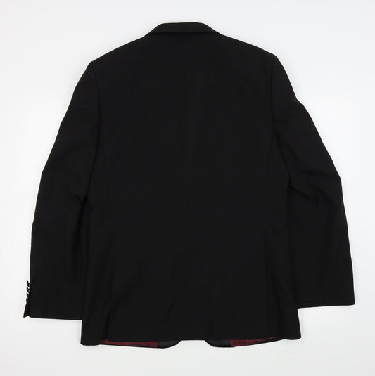 Asda George Mens Black   Jacket Blazer Size 40