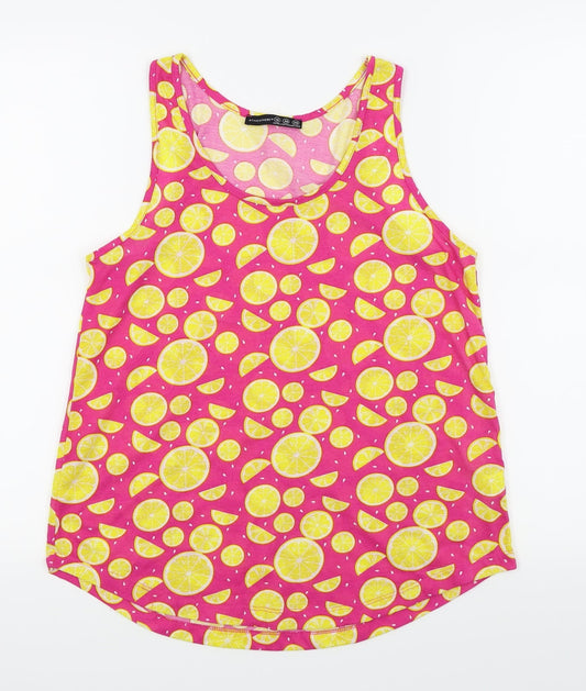 Primark Womens Pink   Basic Tank Size 10