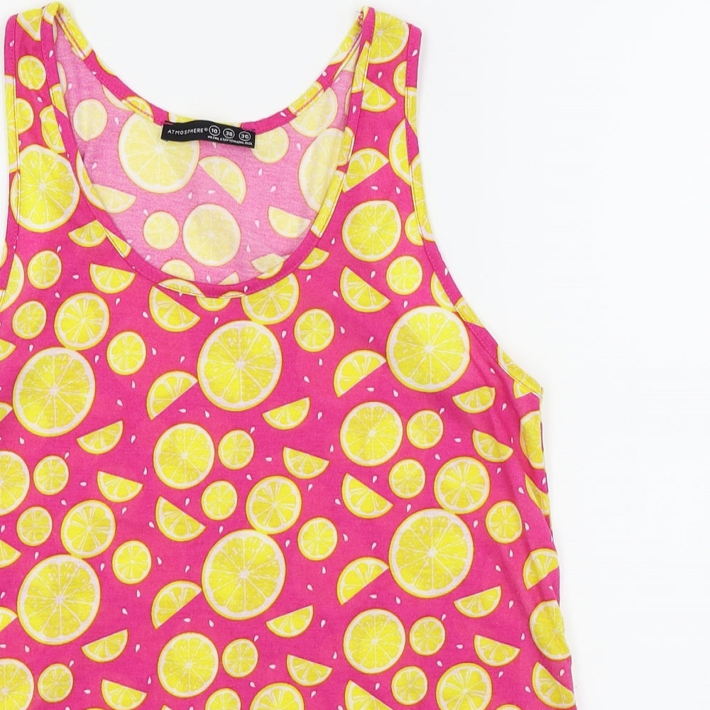 Primark Womens Pink   Basic Tank Size 10