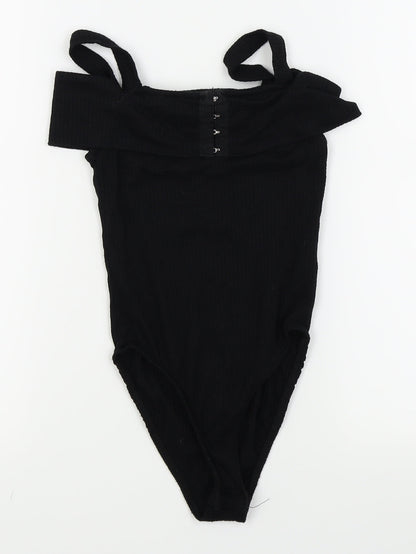 Primark Womens Black   Bodysuit One-Piece Size 4