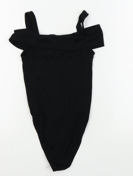 Primark Womens Black   Bodysuit One-Piece Size 4