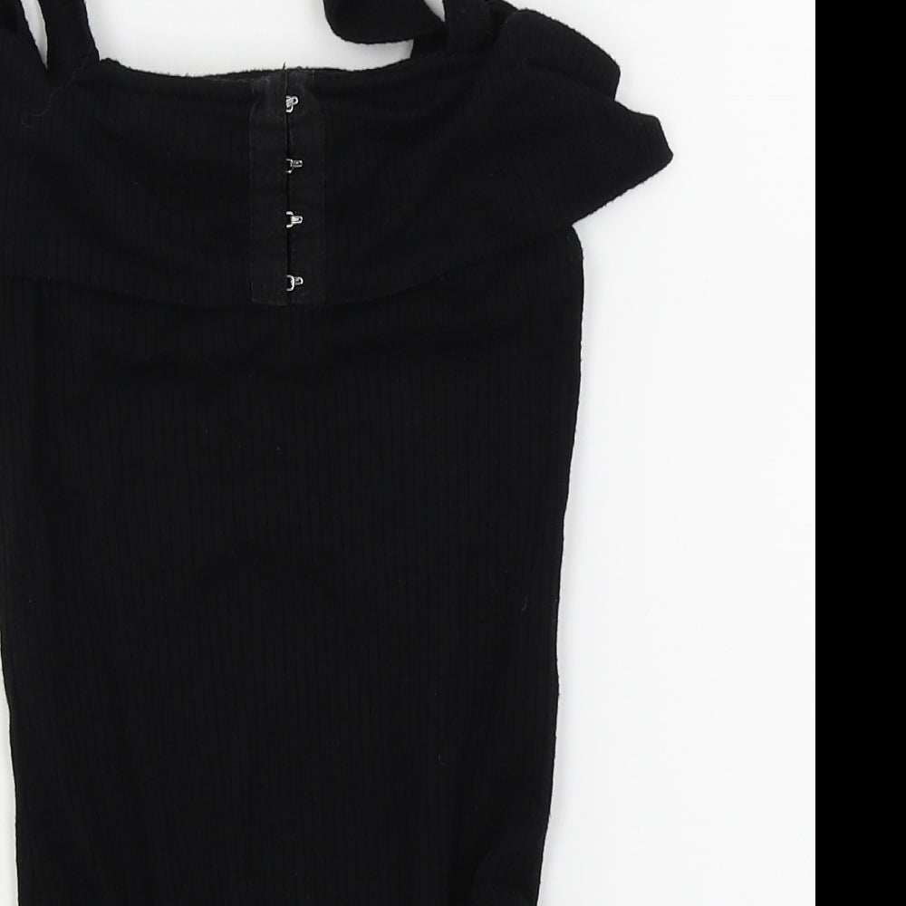 Primark Womens Black   Bodysuit One-Piece Size 4