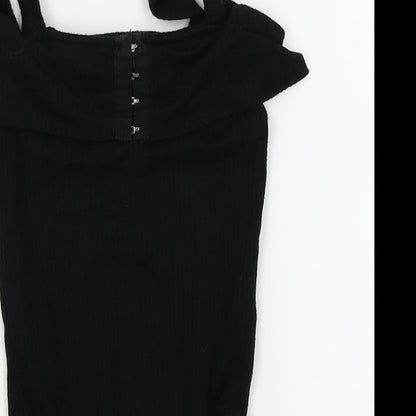 Primark Womens Black   Bodysuit One-Piece Size 4