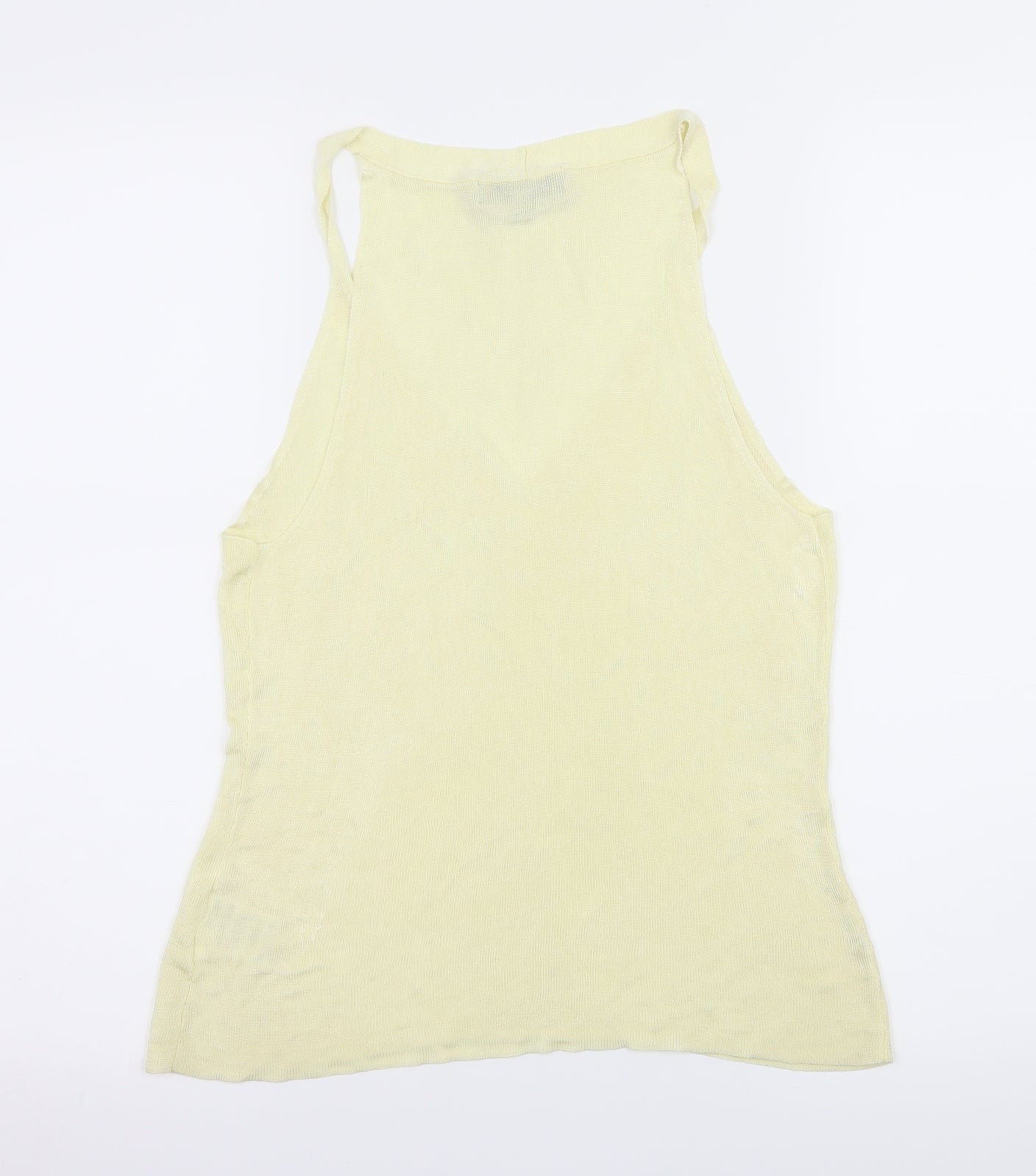 Womens UK Size L Episode Yellow Basic Tank